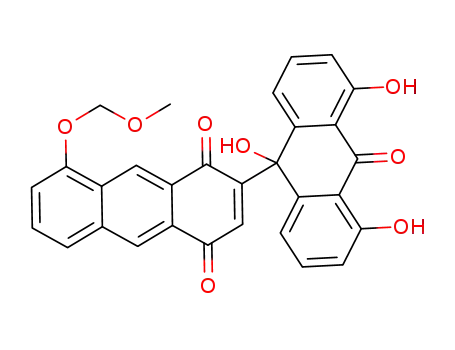 1',8',10'-trihydroxy-8-(methoxymethoxy)-[2,10'-bianthracene]-1,4,9'(10'H)-trione