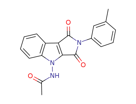 N-(1,3-dioxo-2-(m-tolyl)-2,3-dihydropyrrolo[3,4-b]indol-4(1H)-yl)acetamide