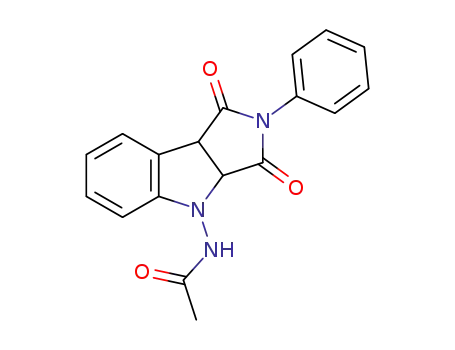 N-(1,3-dioxo-2-phenyl-2,3,3a,8b-tetrahydropyrrolo[3,4-b]indol-4(1H)-yl)acetamide