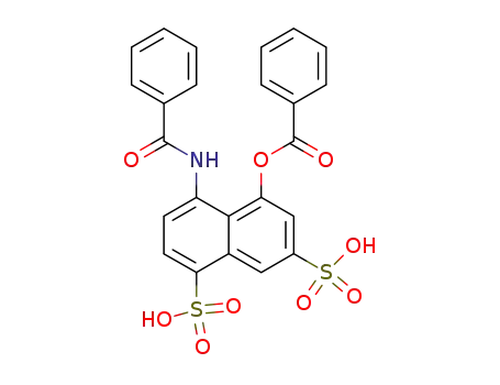 4-benzoylamino-5-benzoyloxy-naphthalene-1,7-disulfonic acid