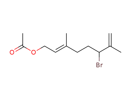 6-bromo-3,7-dimethylocta-2,7-dienyl acetate