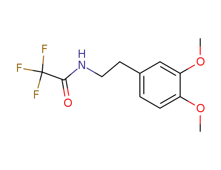 Molecular Structure of 13230-71-2 (N-[2-(3,4-dimethoxyphenyl)ethyl]-2,2,2-trifluoroacetamide)