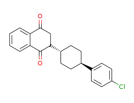 2-[trans-4-(4-chlorophenyl)cyclohexyl]-2,3-dihydronaphthalene-1,4-dione