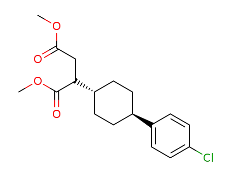 2-[trans-4-(4-chlorophenyl)cyclohexyl]succinic acid dimethyl ester