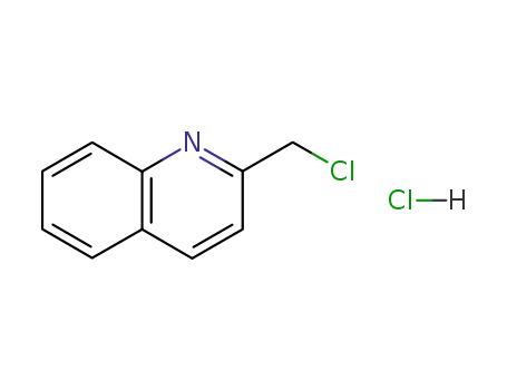 Molecular Structure of 3747-74-8 (2-(Chloromethyl)quinoline hydrochloride)