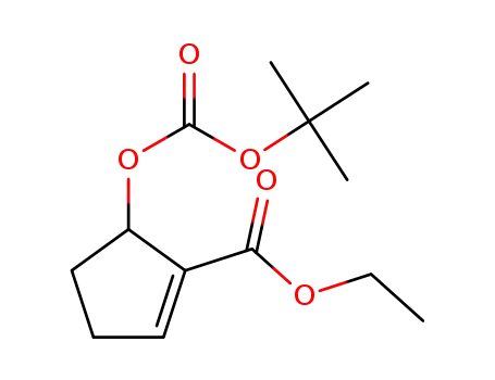 rac-ethyl 5-((tert-butoxycarbonyl)oxy)cyclopent-1-ene-1-carboxylate