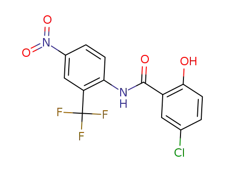 5-chloro-2-hydroxy-N-(4-nitro-2-(trifluoromethyl)phenyl) benzamide