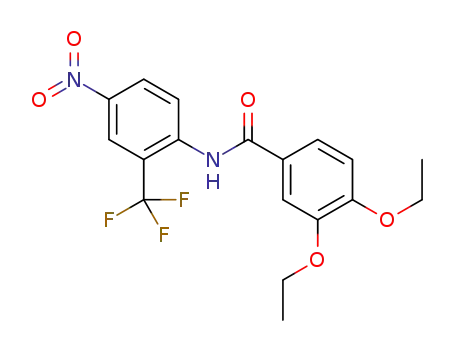 3,4-diethoxy-N-(4-nitro-2-(trifluoromethyl)phenyl)benzamide