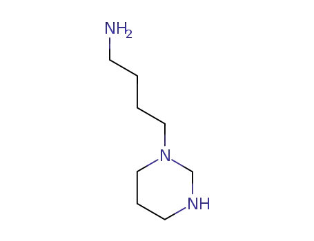 Molecular Structure of 73453-98-2 (1(2H)-Pyrimidinebutanamine, tetrahydro-)