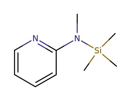 Molecular Structure of 92982-38-2 (2-Pyridinamine,N-methyl-N-(trimethylsilyl)-(9CI))