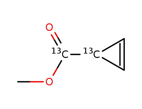 Methyl Cyclopropene-3-carboxylate-3,carboxyl-13C2