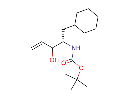 (3RS,4S)-4-<(tert-butyloxy)carbonyl>-5-(cyclohexylmethyl)-3-hydroxy-1-pentene