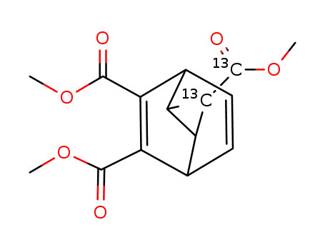 Trimethyl Tricyclo<3.2.2.02,4>-6,8-nonadiene-3,6,7-tricarboxylate-3,carboxyl-13C2