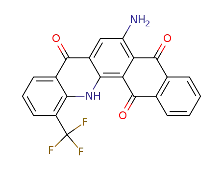 6-amino-12-trifluoromethyl-13H-naphth[2,3-c]acridine-5,8,14-trione