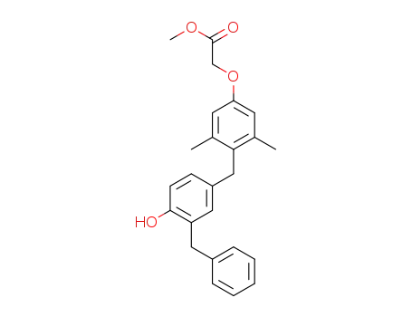methyl 2-(4-(3-benzyl-4-hydroxybenzyl)-3,5-dimethylphenoxy)acetate