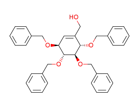 DL-3,4,5,6-Tetra-O-benzyl-3,5/4,6-tetrahydroxycyclohex-1-ene-1-methanol