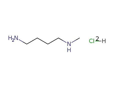 Molecular Structure of 89690-09-5 (N-METHYL-BUTANE-1,4-DIAMINE 2HCL)