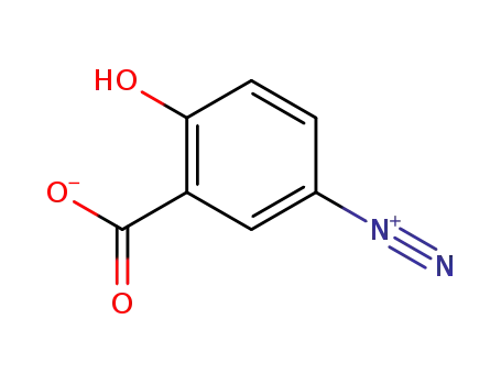 3-carboxylato-4-hydroxybenzenediazonium