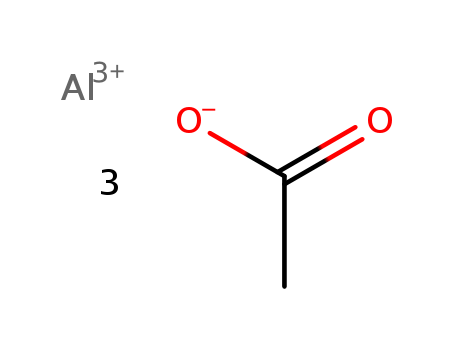 Acetic acid, aluminumsalt (3:1)(139-12-8)
