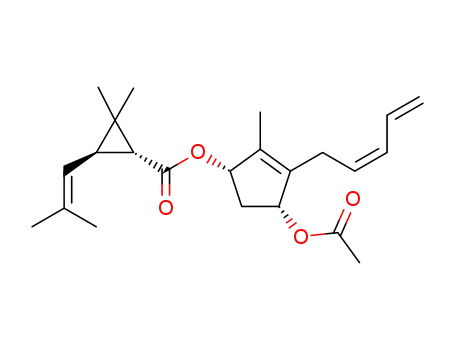 (1S,4R)-4-acetoxy-2-methyl-3-((2Z)-penta-2,4-dien-1-yl)cyclopent-2-en-1-yl (1R,3R)-2,2-dimethyl-3-(2-methylprop-1-enyl)cyclopropane-1-carboxylate