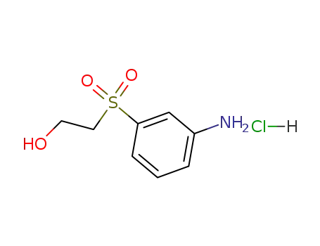 Molecular Structure of 19076-03-0 (2-(3-AMINOPHENYLSULFONYL)ETHANOL)