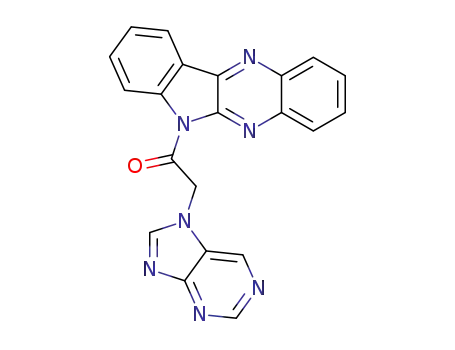 1-(6H-indolo[2,3-b]quinoxalin-6-yl)-2-(7H-purin-7-yl)ethan-1-one