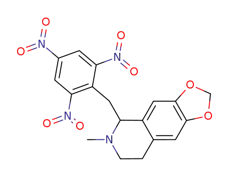 6-methyl-5-(2,4,6-trinitro-benzyl)-5,6,7,8-tetrahydro-[1,3]dioxolo[4,5-g]isoquinoline