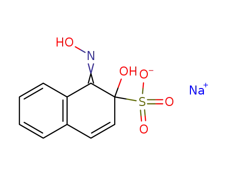 Molecular Structure of 93113-57-6 (2-Naphthalenesulfonic acid, 1,2-dihydro-2-hydroxy-1-(hydroxyimino)-,
monosodium salt)