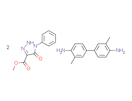 5-oxo-1-phenyl-2,5-dihydro-1H-[1,2,3]triazole-4-carboxylic acid methyl ester; o-tolidine salt