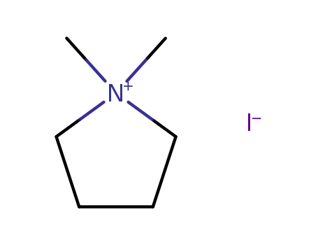 Molecular Structure of 872-44-6 (1,3-DIMETHYLPYRROLIDINIUM IODIDE)
