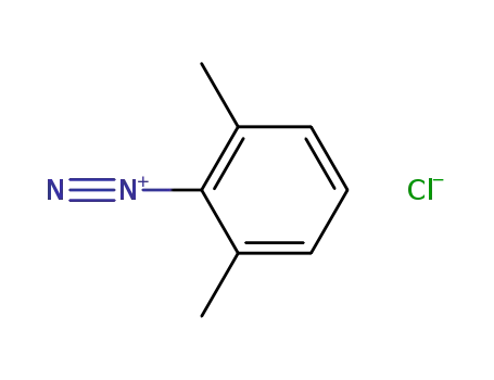Molecular Structure of 85518-80-5 (Benzenediazonium, 2,6-dimethyl-, chloride)
