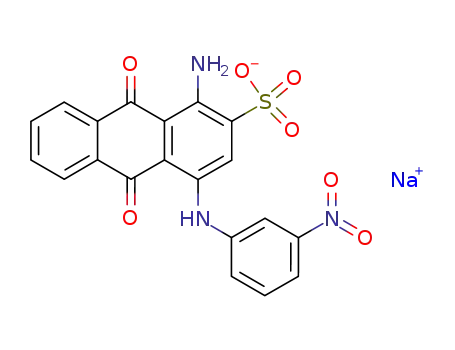 Sodium; 1-amino-4-(3-nitro-phenylamino)-9,10-dioxo-9,10-dihydro-anthracene-2-sulfonate