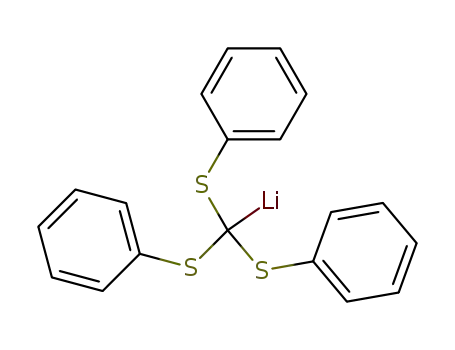 Molecular Structure of 14572-78-2 (Lithium, [tris(phenylthio)methyl]-)