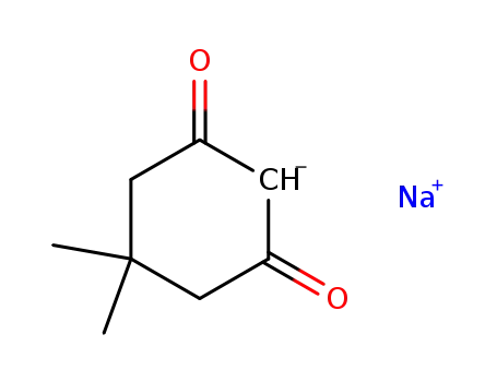 Molecular Structure of 17372-26-8 (1,3-Cyclohexanedione, 5,5-dimethyl-, ion(1-), sodium)