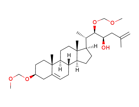 (4R,5R,6S)-5-Methoxymethoxy-6-((3S,8S,9S,10R,13S,14S,17R)-3-methoxymethoxy-10,13-dimethyl-2,3,4,7,8,9,10,11,12,13,14,15,16,17-tetradecahydro-1H-cyclopenta[a]phenanthren-17-yl)-2-methyl-hept-1-en-4-ol