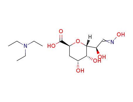 2,6-anhydro-3,8-dideoxy-8-oximino-D-glycero-D-talo-octonic acid triethylammonium salt
