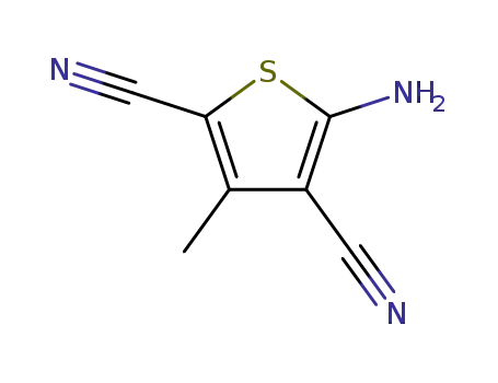 5-amino-3-methyl-thiophene-2,4-dicarbonitrile