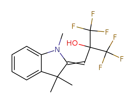 1,3,3-trimethyl-2-<2-hydroxy-2-(trifluoromethyl)-3,3,3-trifluoropropylidene>indoline