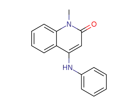 Molecular Structure of 132911-19-4 (2(1H)-Quinolinone, 1-methyl-4-(phenylamino)-)