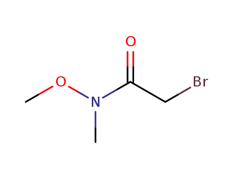 Molecular Structure of 134833-83-3 (2-BROMO-N-METHOXY-N-METHYL ACETAMIDE)
