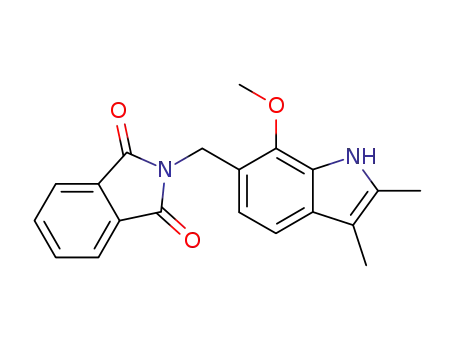2-(7-Methoxy-2,3-dimethyl-1H-indol-6-ylmethyl)-isoindole-1,3-dione