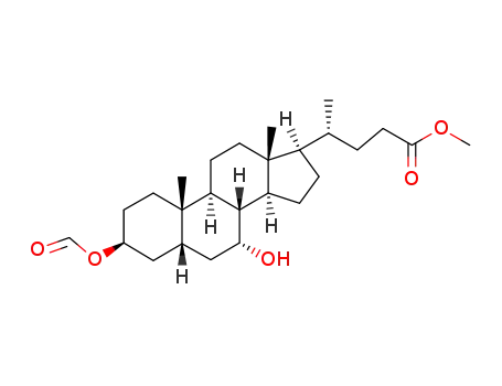 (R)-4-((3S,5R,7R,8R,9S,10S,13R,14S,17R)-3-Formyloxy-7-hydroxy-10,13-dimethyl-hexadecahydro-cyclopenta[a]phenanthren-17-yl)-pentanoic acid methyl ester