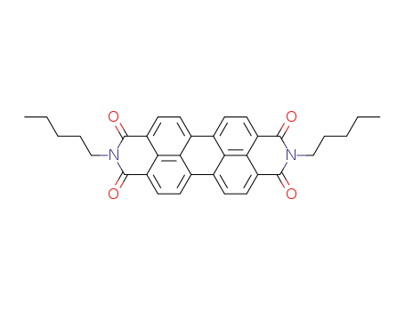 Molecular Structure of 76372-75-3 (N N'-DIPENTYL-3 4 9 10-PERYLENEDICARBOX&)