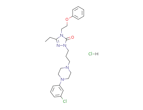 Molecular Structure of 82752-99-6 (Nefazodone hydrochloride)