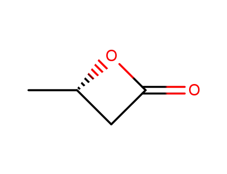 Molecular Structure of 65058-82-4 (2-Oxetanone, 4-methyl-, (S)-)