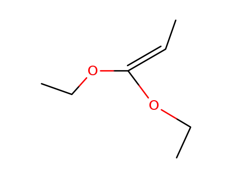 Molecular Structure of 21504-43-8 (1,1-diethoxyprop-1-ene)