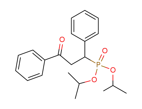 diisopropyl 3-oxo-1,3-diphenylpropylphosphonate