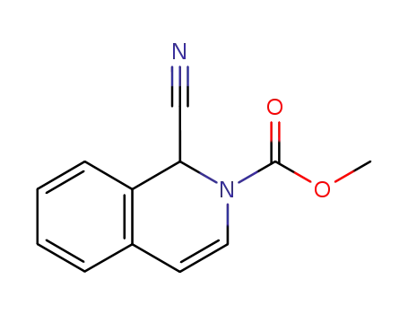 Molecular Structure of 17954-40-4 (methyl 1-cyanoisoquinoline-2(1H)-carboxylate)