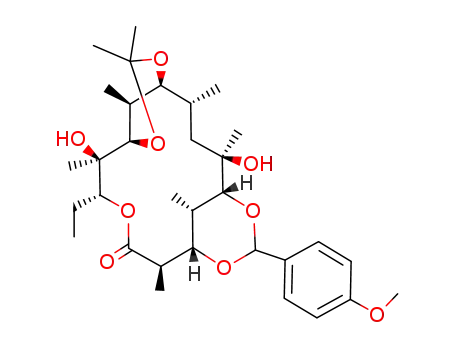 (9S)-9-dihydro-9,11-O-isopropylidene-3,5-O-(p-methoxybenzylidene)erythronolide