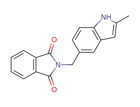 2-[(2-methyl-1H-indol-5-yl)methyl]isoindole-1,3-dione cas  58867-56-4